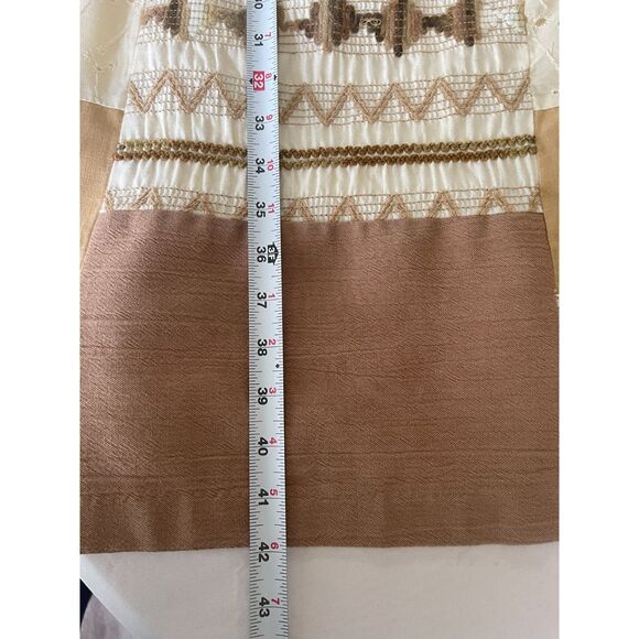 Vtg Patchwork Eyelet Lace Maxi Skirt Lined Boho Gypsy Hippie Cottagecore Renee M - Picture 15 of 16